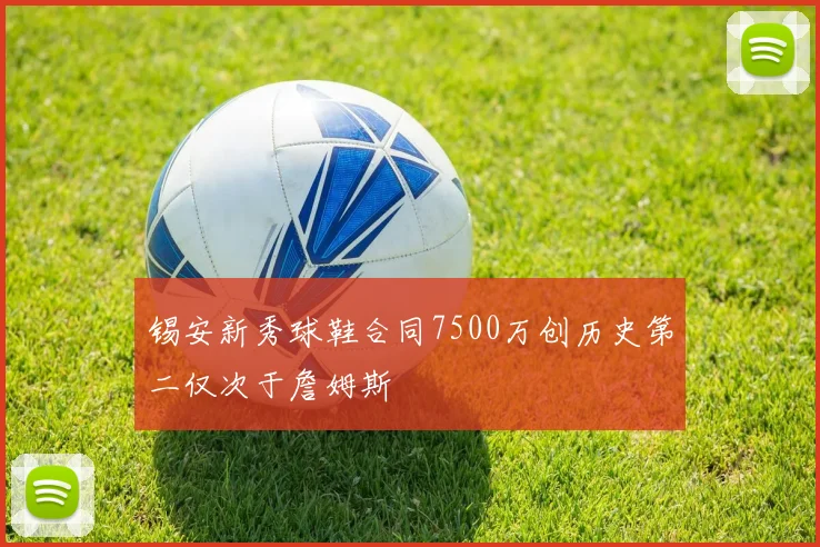 锡安新秀球鞋合同7500万创历史第二仅次于詹姆斯
